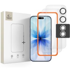 Ochranné tvrdené sklo Tech-Protect Easy Set+ 3-Pack iPhone 17 Clear