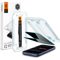 Ochranné tvrdené sklo Szkło Prywatyzujące Spigen Glas.Tr ”Ez Fit Ac” 2-Pack iPhone 16 Pro / 17 / 17 Pro Privacy