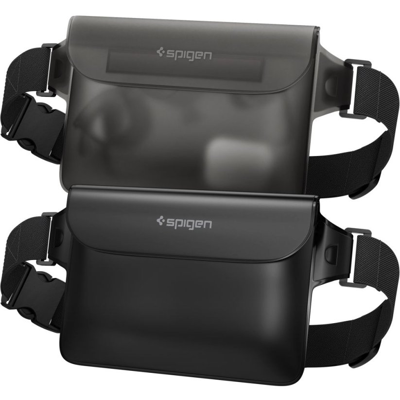 Vodeodolné púzdro Spigen A620 Universal Waterproof Waist Bag 2-Pack Black