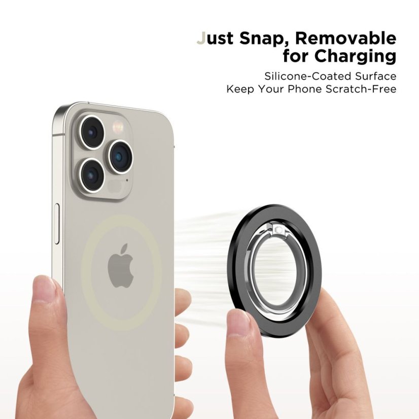 Tech-Protect mmr300 Magnetic Magsafe Phone Ring Black