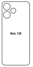 Hidrogél - hátsó védőfólia - Xiaomi Redmi Note 12R