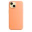 iPhone 15 Silicone Case s MagSafe - Orange Sorbet design (oranžový)