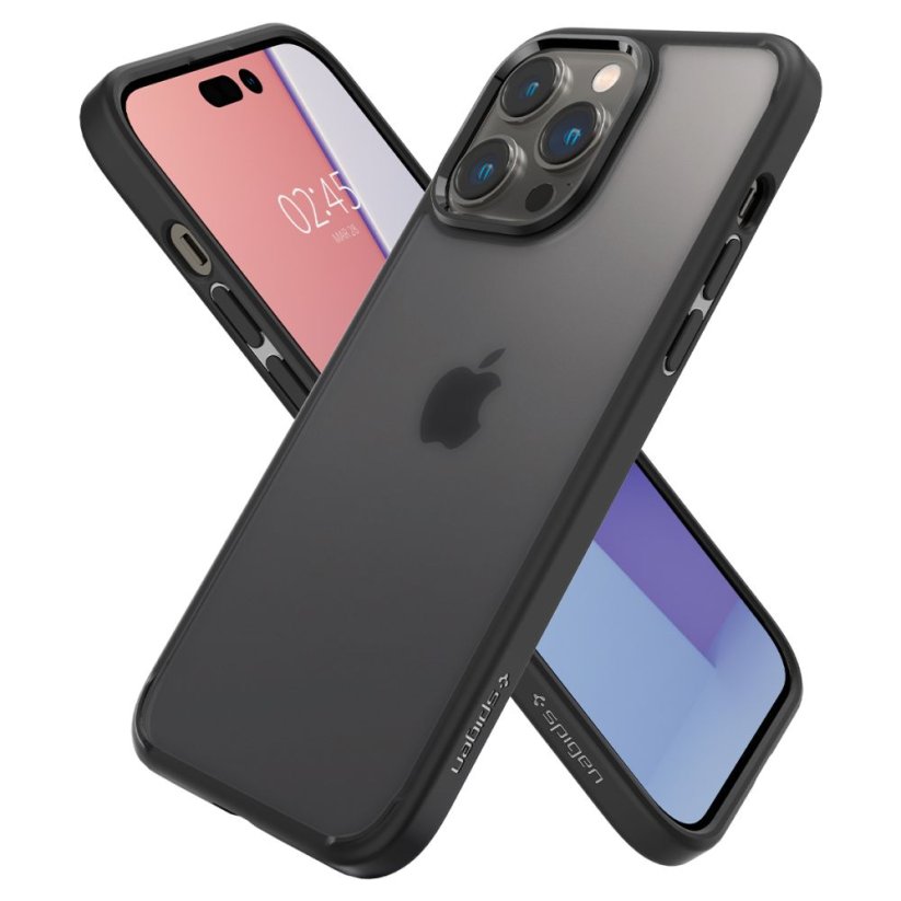 Kryt Spigen Ultra Hybrid iPhone 14 Pro Frost Black