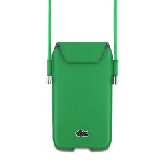 Lacoste PVC Iconic Petit Pique taška na telefón XL Green