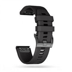 Remienok Tech-Protect Smooth Garmin Fenix 3 / 5X / 3Hr / 5X Plus / 6X / 6X Pro / 7X Black
