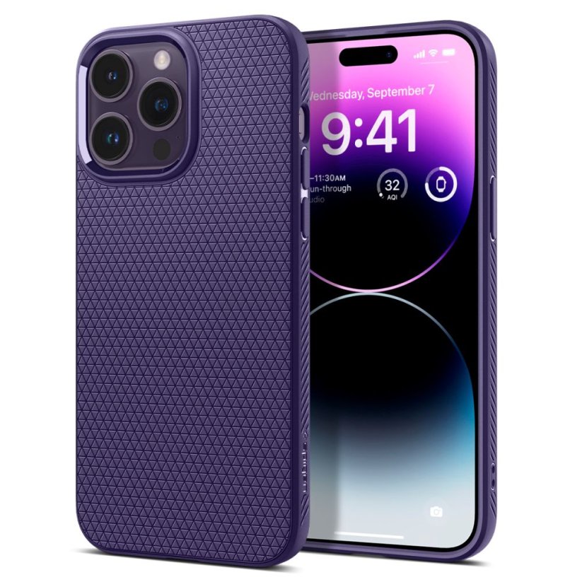 Kryt Spigen Liquid Air iPhone 14 Pro Deep Purple