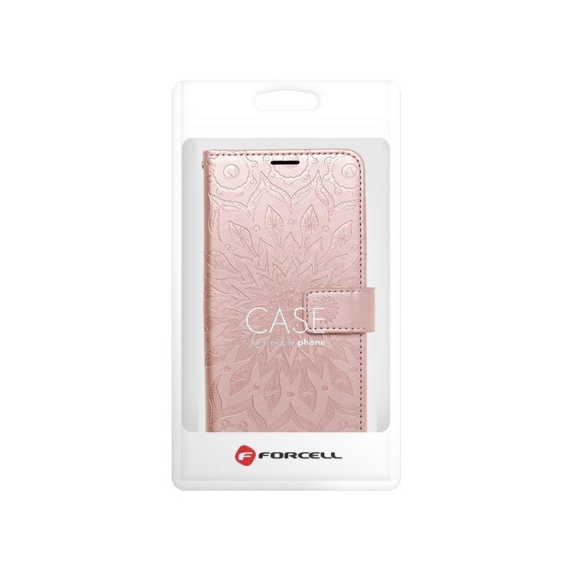 Kryt Forcell MEZZO Book   Xiaomi POCO M4 Pro 5G mandala ružový