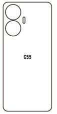 Hidrogél - hátsó védőfólia - Realme C55