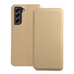 Kryt Dual Pocket Book Samsung Galaxy S21 FE Gold