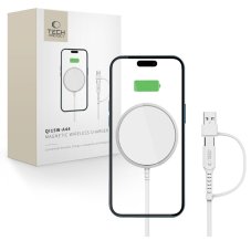 Bezdrôtová nabíjačka Tech-Protect Qi15W-A44 Magnetic Magsafe Wireless Charger White