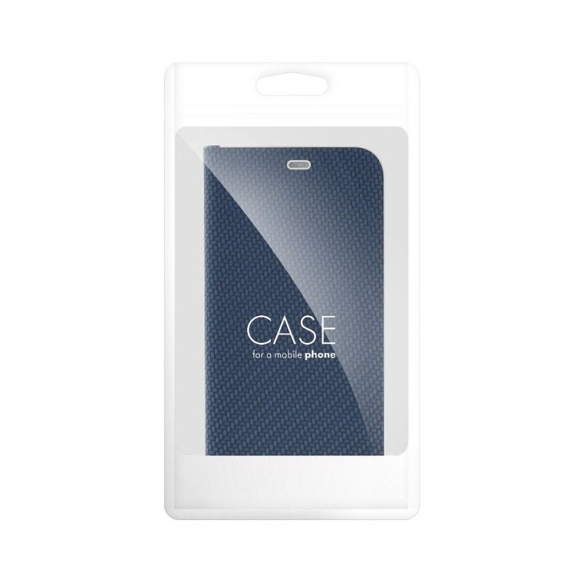 Kryt Luna Book Carbon Samsung Galaxy S22 Blue