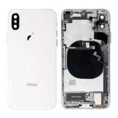 Apple iPhone XS - Zadný housing s predinštalovanými dielmi (White)