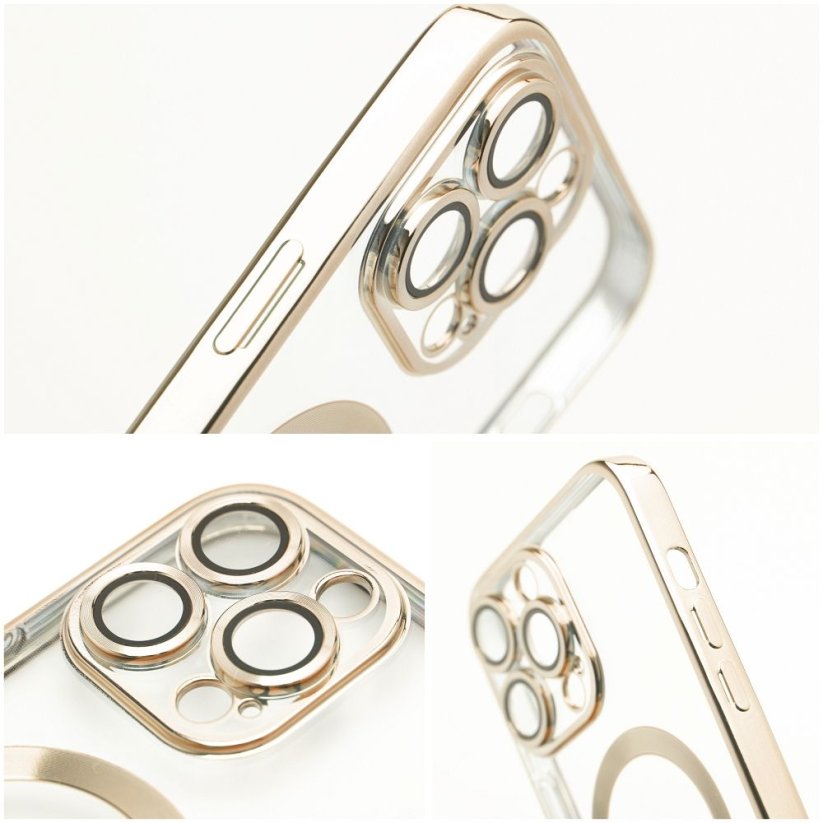 Kryt Electro Mag Cover Case s MagSafe iPhone 13 Pro Max Gold