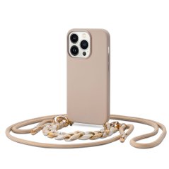 Kryt Tech-Protect Icon Chain iPhone 14 Pro Beige Kryt Tech-Protect Icon Chain iPhone 14 Pro Beige