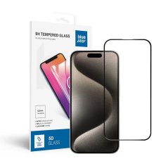 Kryt Ochranné tvrdené sklo - Apple iPhone 15 Pro 5D Full Cover Black Kryt Ochranné tvrdené sklo - Apple iPhone 15 Pro 5D Full Cover Black