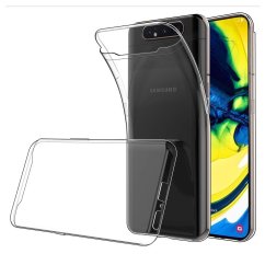 Transparentný silikónový kryt s hrúbkou 0,5mm  Samsung Galaxy A80