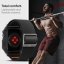 Kryt Spigen Lite Fit ”Pro” Apple Watch 4 / 5 / 6 / 7 / 8 / 9 / SE (44 / 45 mm) Matte Black