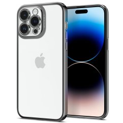 Kryt Spigen Optik Crystal iPhone 14 Pro Chrome Grey