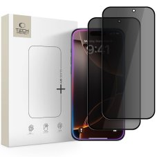 Ochranné tvrdené sklo Szkło Prywatyzujące Tech-Protect Glass Spy+ 2-Pack iPhone 16 Pro / 17 / 17 Pro Privacy Ochranné tvrdené sklo Szkło Prywatyzujące Tech-Protect Glass Spy+ 2-Pack iPhone 16 Pro / 17 / 17 Pro Privacy