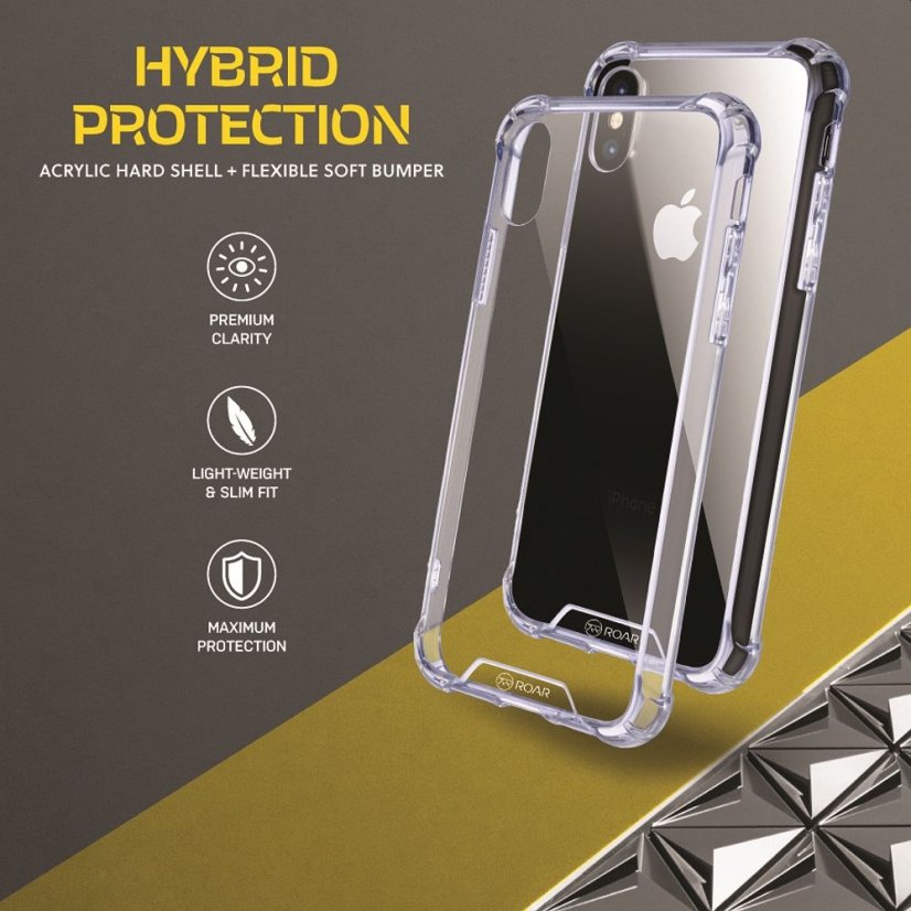 Kryt Roar Case Armor Xiaomi Redmi 13C / Poco C65 Priesvitný