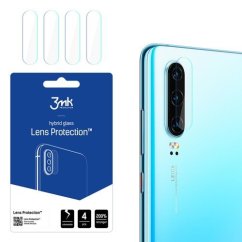 4x Hybridné ohybné ochranné sklo zadnej kamery - Huawei P30