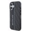AMG Carbon Pattern zadný kryt pre iPhone 16 Black