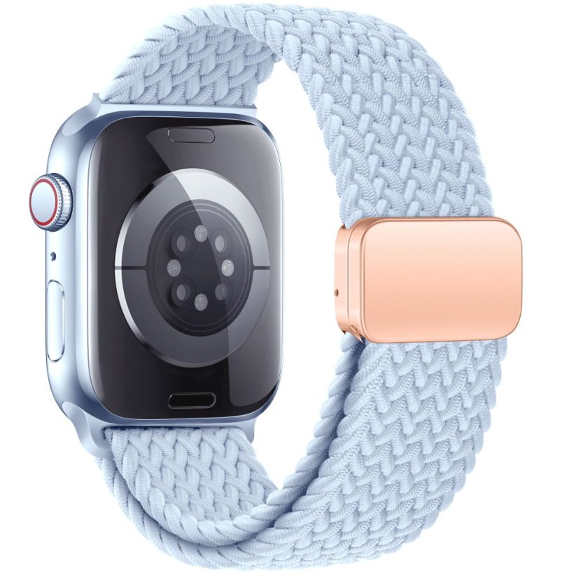 Remienok Tech-Protect Nylonmag Apple Watch 6 / 7 / 8 / 9 / 10 / SE (40 / 41 / 42 mm) Baby Blue