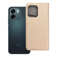 Kryt Flip Case Oppo A6 Smart Case Book Gold