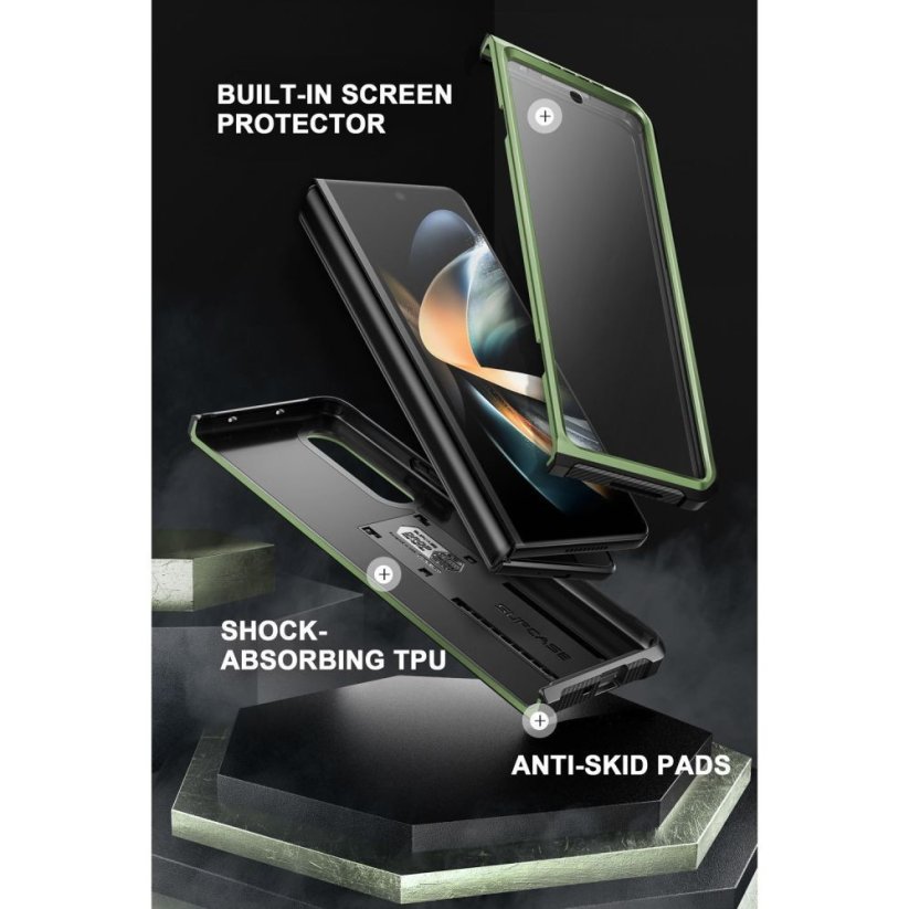 KRYT SUPCASE UNICORN BEETLE SAMSUNG GALAXY Z FOLD 4 GULDAN