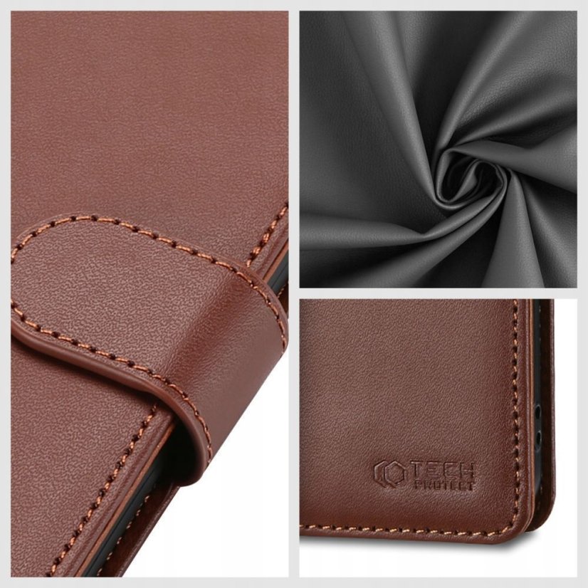 Kryt Tech-Protect Wallet Xiaomi Redmi Note 13 Pro 5G / Poco X6 5G Brown