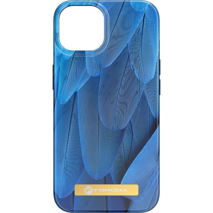 Kryt Forcell F-Protect Mirage Case s MagSafe iPhone 15 Blue Bird