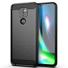 Kryt Carbon Case Motorola Moto G9 Play / E7 Plus Black Kryt Carbon Case Motorola Moto G9 Play / E7 Plus Black