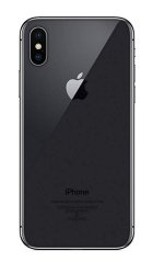 Apple iPhone X - Zadné sklo housingu + sklíčko zadnej kamery (Space Gray)