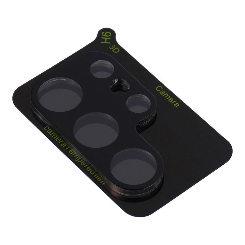 Védőüveg 5D Full Glue Camera edzett védőüveg - Samsung Galaxy S25 Ultra Black