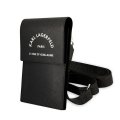 Karl Lagerfeld Universal Bag Mobile Klwbsarsgk (Embossed Rsg) Black