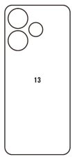Hydrogel - zadná ochranná fólia - Xiaomi Redmi 13 Hydrogel - zadná ochranná fólia - Xiaomi Redmi 13