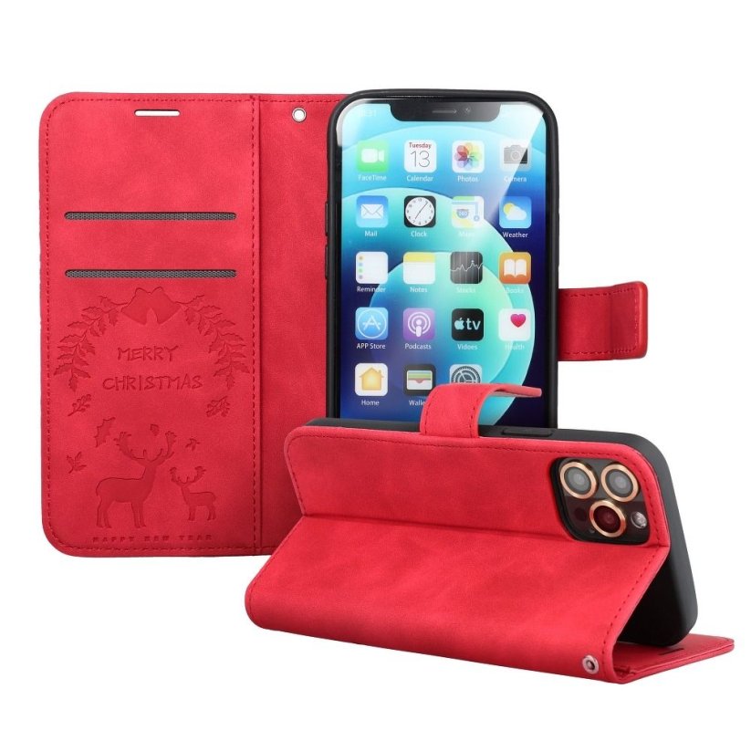 Kryt Mezzo Book Case iPhone 13 Pro sob Red