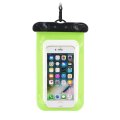 Vodeodolné púzdro Waterproof Bag Mobile Phone With Plastic Closing Green
