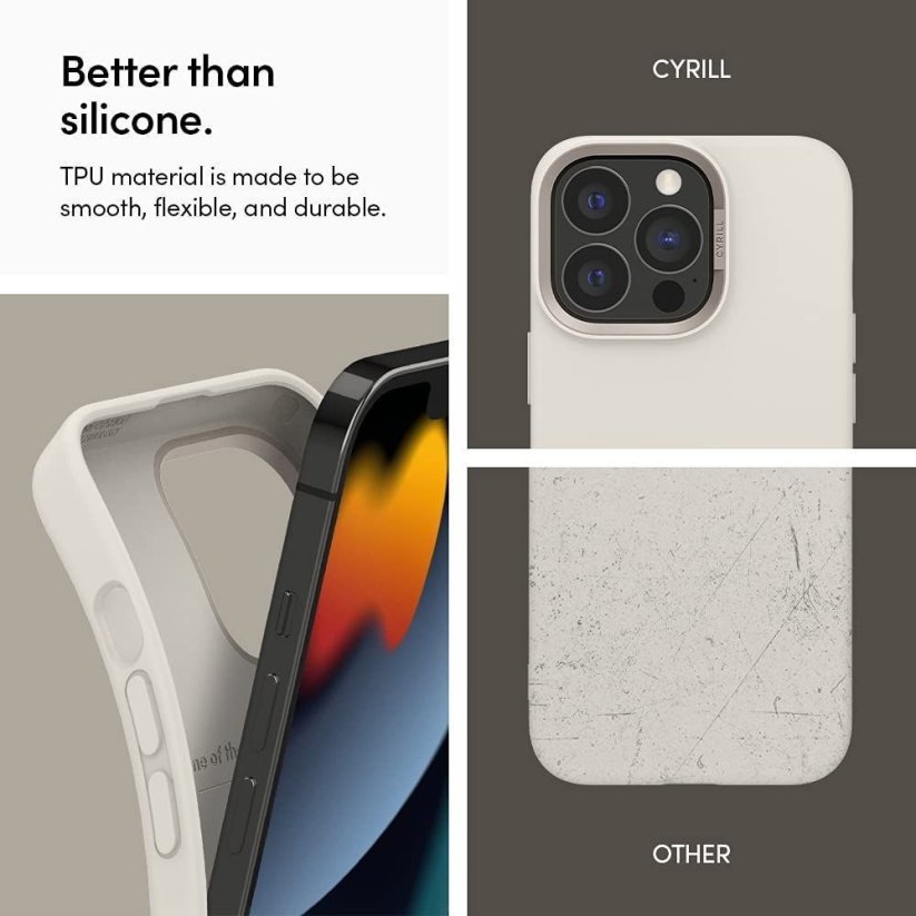 KRYT SPIGEN CYRILL COLOR BRICK iPhone 13 Pro Max CREAM