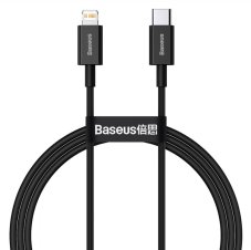 Baseus CATLYS-A01 Superior Fast Charging dátový kábel USB-C to Lightning 20W 1m Black Baseus CATLYS-A01 Superior Fast Charging dátový kábel USB-C to Lightning 20W 1m Black