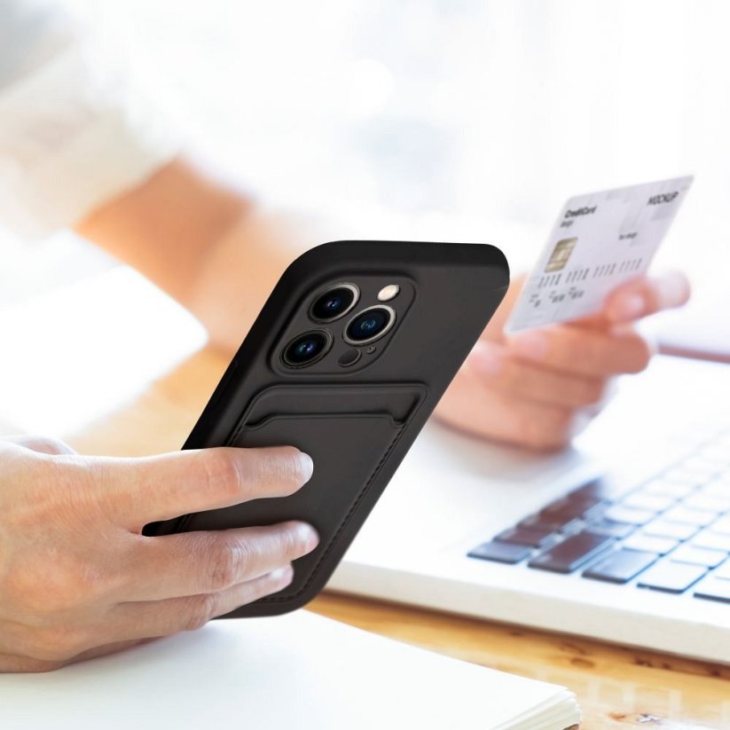 Kryt Case Card iPhone 13 Pro Black
