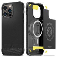 Kryt Spigen Rugged Armor Mag Magsafe iPhone 14 Pro Max Matte Black