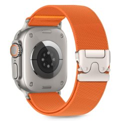 Remienok Tech-Protect Nylon Clasp Apple Watch 6 / 7 / 8 / 9 / 10 / SE / Ultra 1 / 2 (44 / 45 / 46 / 49 mm) Orange