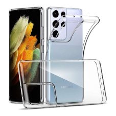 Silikónový kryt s hrúbkou 0,3 mm Samsung Galaxy S21 Ultra Priesvitný Silikónový kryt s hrúbkou 0,3 mm Samsung Galaxy S21 Ultra Priesvitný