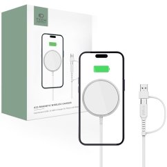 Kryt Tech-Protect Qi15W-A25 Magnetic Magsafe Wireless Charger White