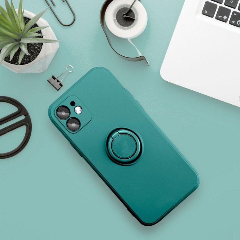 Kryt Silicone Ring Case Xiaomi Redmi 13C / Poco C65 Green