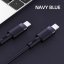 KÁBEL JOYROOM S-1830N9 TYPE-C TO TYPE-C CABLE PD60W/3A 180CM BLUE