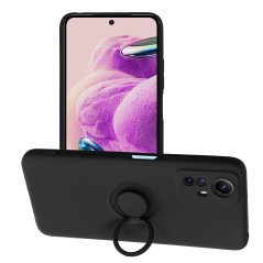 Kryt Silicone Ring Case Xiaomi Redmi Note 12S Black Kryt Silicone Ring Case Xiaomi Redmi Note 12S Black