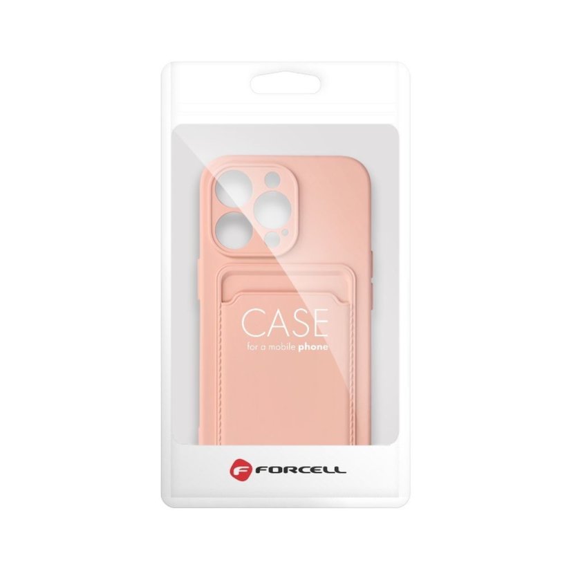 Forcell CARD Case  iPhone 13 Pro ružový