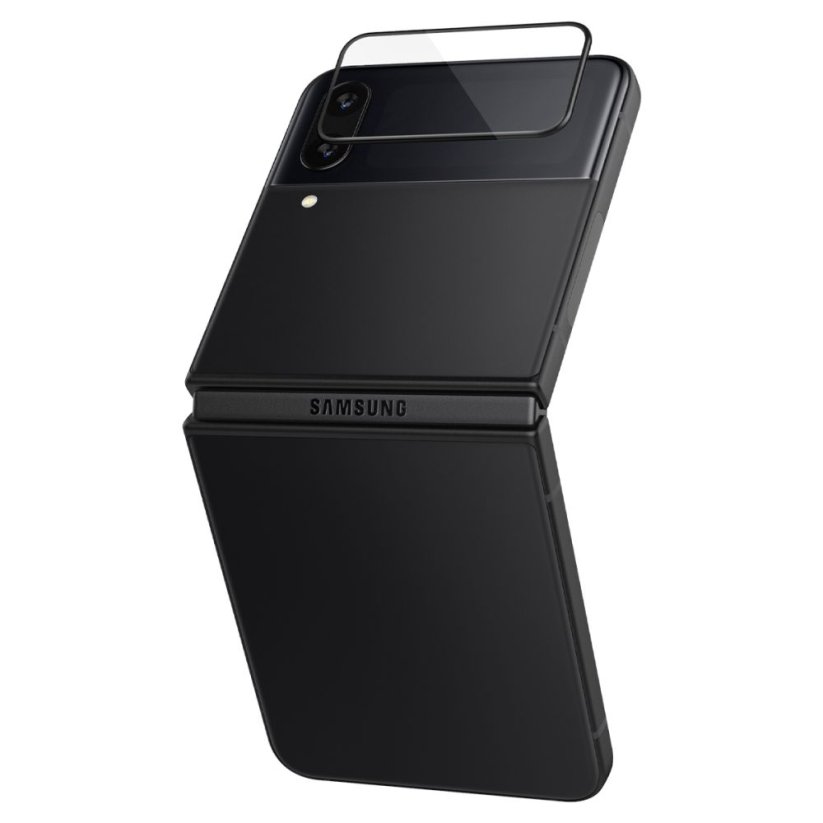 Ochranné tvrdené sklo Spigen Glass Fc ”Ez Fit” + Hinge Film 2-Pack Samsung Galaxy Z Flip 4 Black
